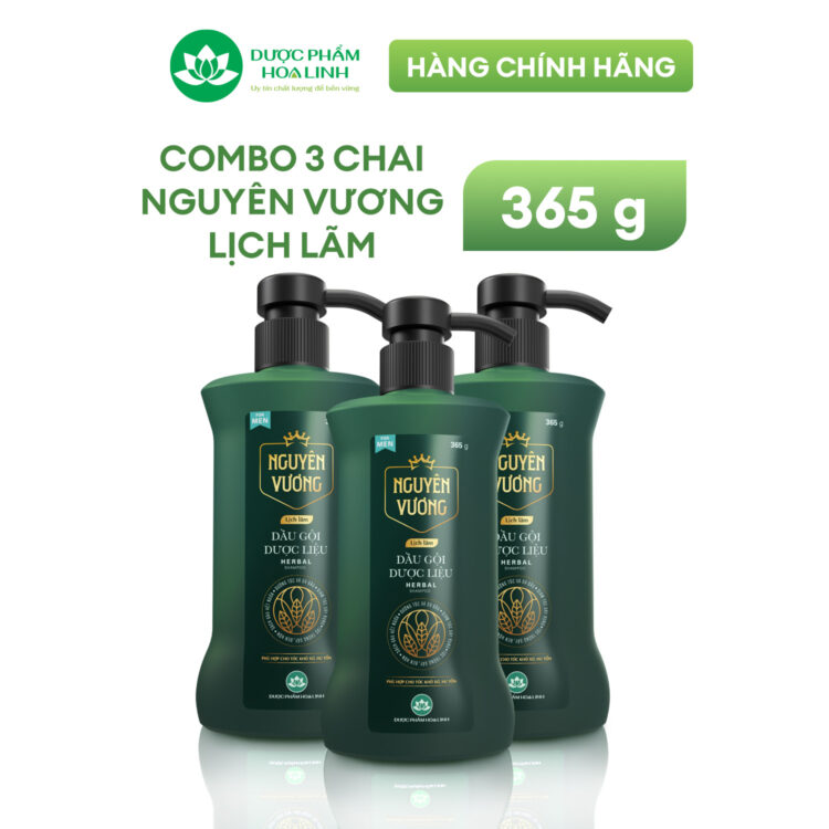 Dầu gội dược liệu Nguyên Vương lịch lãm