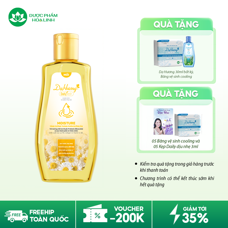 Dung Dịch Vệ Sinh Phụ Nữ Dạ Hương Daily Fresh Moisture