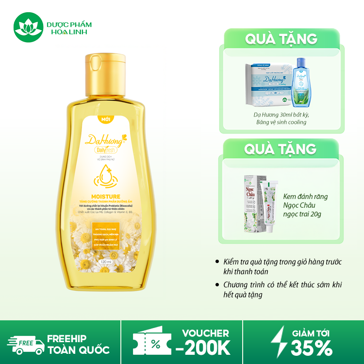 Dung Dịch Vệ Sinh Phụ Nữ Dạ Hương Daily Fresh Moisture