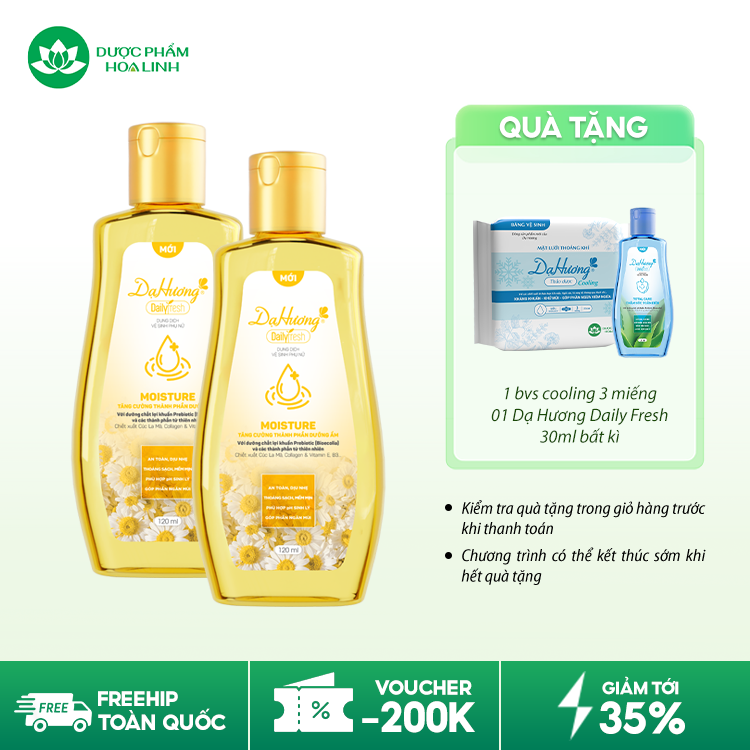 Dung Dịch Vệ Sinh Phụ Nữ Dạ Hương Daily Fresh Moisture