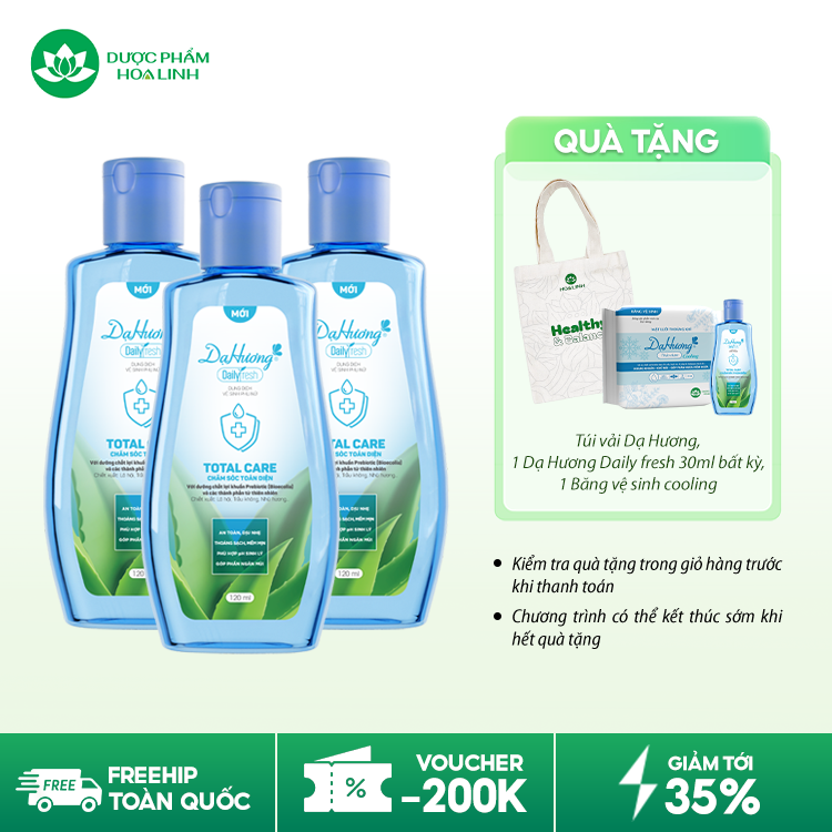 Dung Dịch Vệ Sinh Phụ Nữ Dạ Hương Daily Fresh Total Care