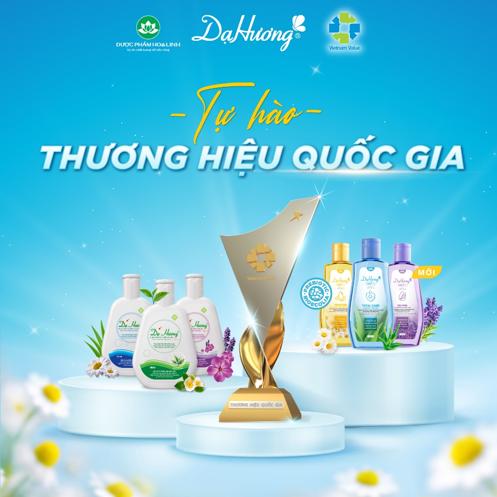 Chứng nhận dung dịch vệ sinh Dạ Hương Daily Fresh Sensitive