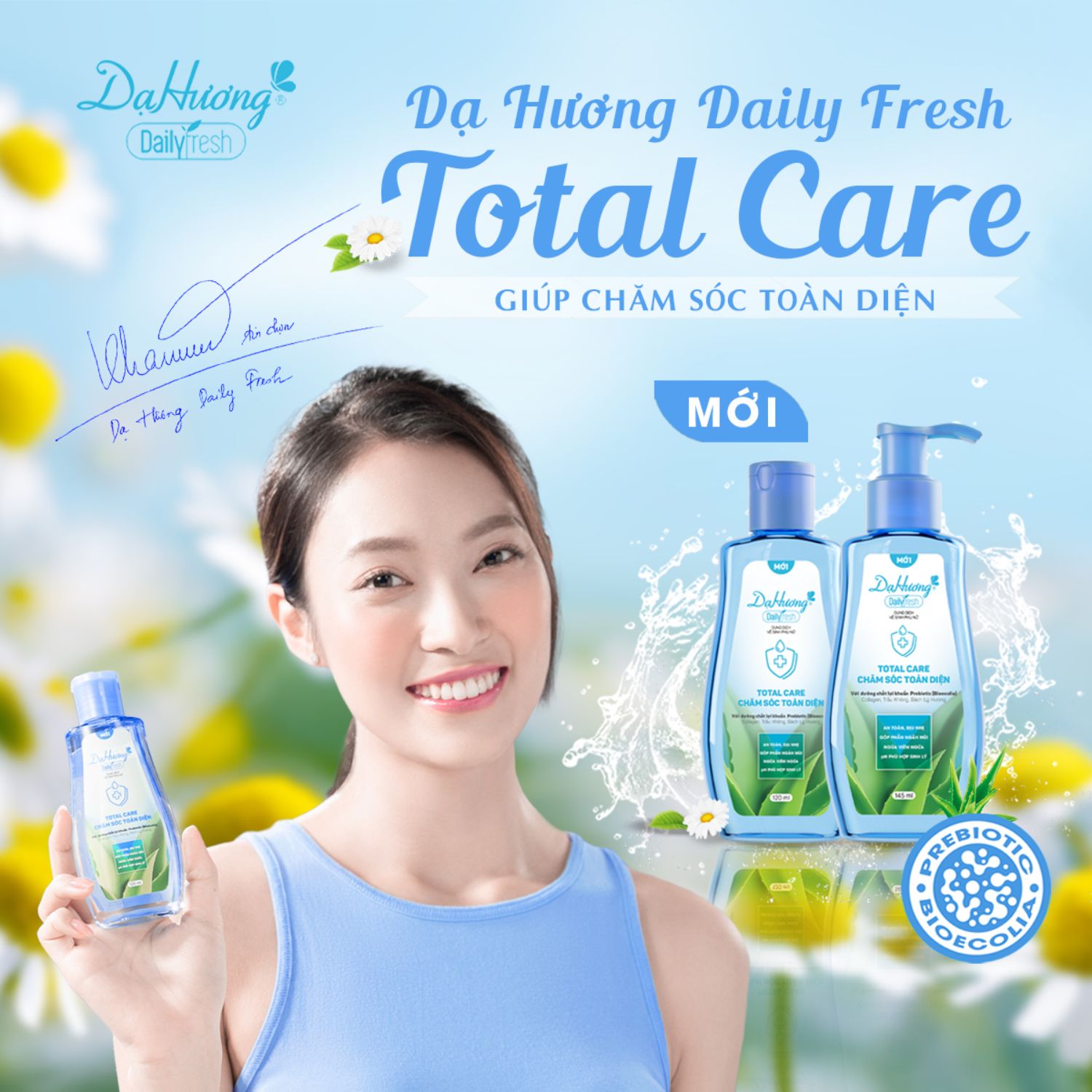Đại sứ thương hiệu dung dịch vệ sinh Dạ Hương Daily Fresh Total Care