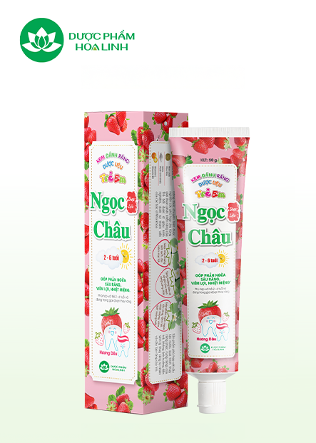 Kem đánh răng dược liệu Ngọc Châu Trẻ Em 2 – 6 tuổi