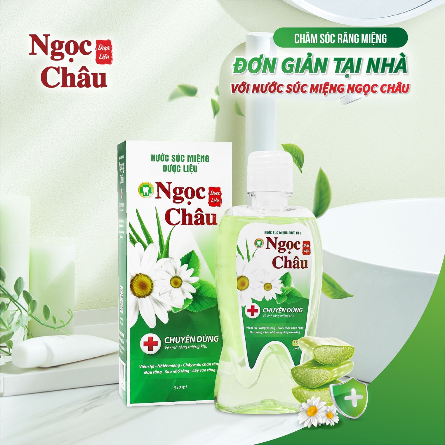 Hướng dẫn sử dụng nước súc miệng Ngọc Châu