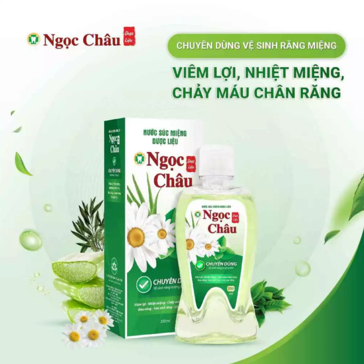 Nước súc miệng dược liệu Ngọc Châu Nước súc miệng dược liệu Ngọc Châu