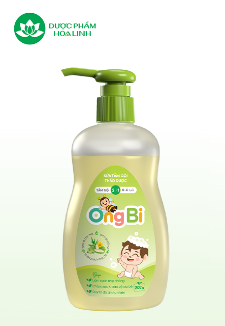 Sữa tắm gội thảo dược trẻ em Ongbi 200ml KM 20% thể tích Sữa tắm gội thảo dược trẻ em Ongbi 200ml KM 20% thể tích