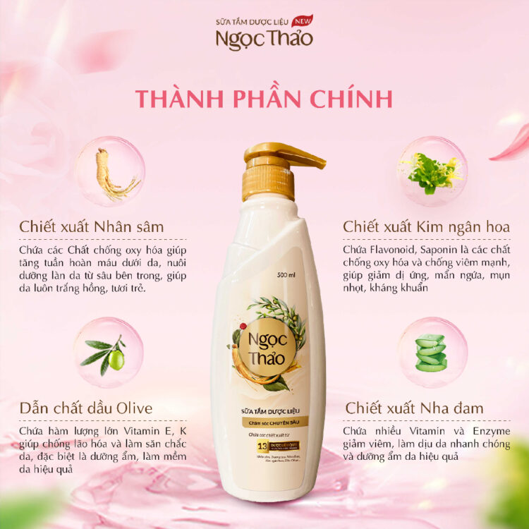 Sữa Tắm Ngọc Thảo Chuyên Sâu