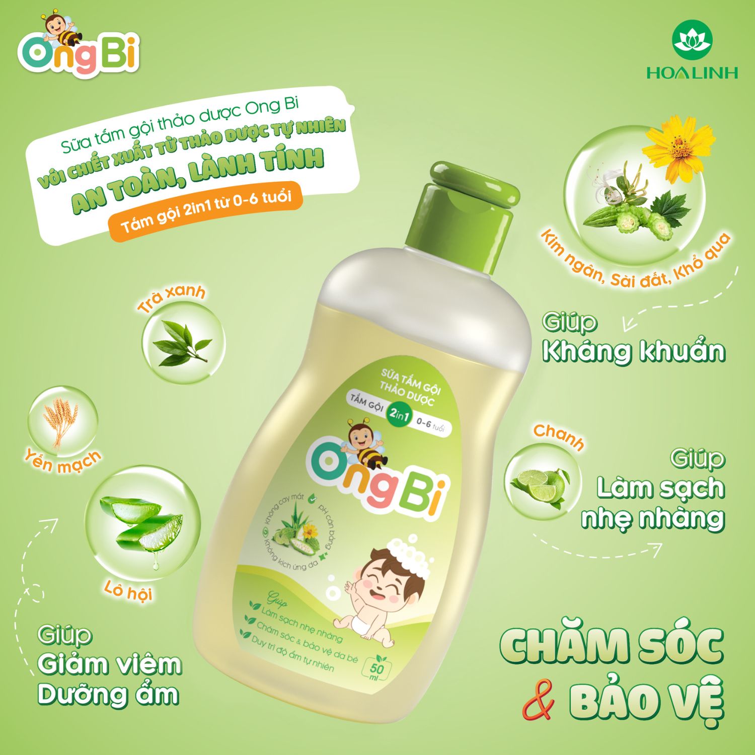 Thành phần sữa tắm ongbi