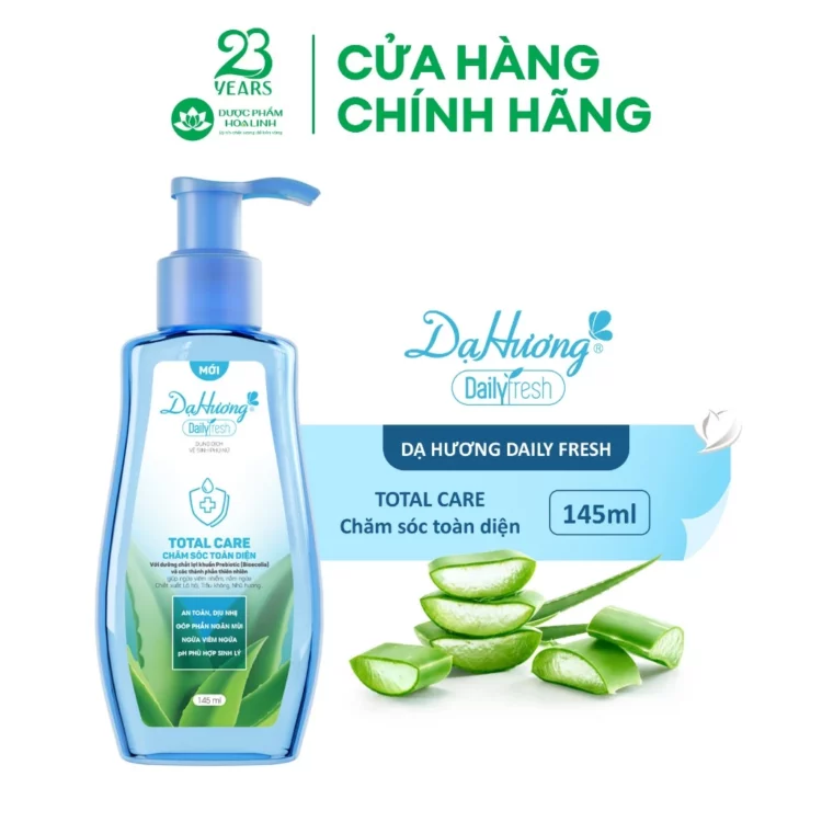 Combo dung dịch vệ sinh Dạ Hương Daily Fresh Total Care 145ml