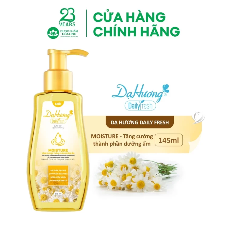 Combo dung dịch vệ sinh Dạ Hương Daily Fresh Moisture 145ml