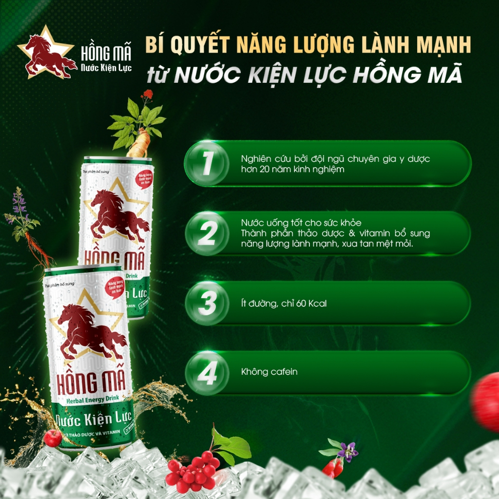 Công dụng nước kiện lực Hồng Mã
