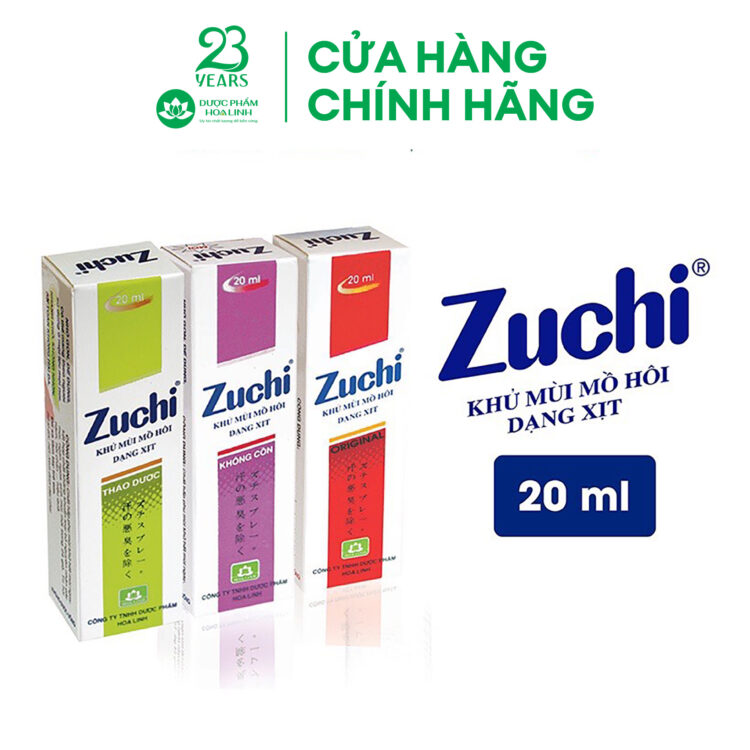 Xịt Khử Mùi Cơ Thể Zuchi ( Giao ngẫu nhiên)
