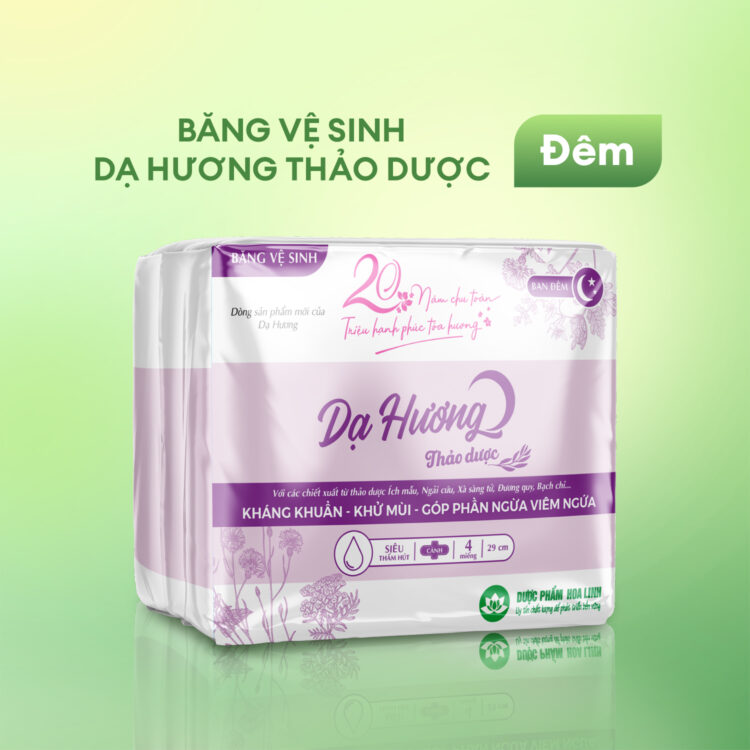 Băng Vệ Sinh Dạ Hương Thảo Dược
