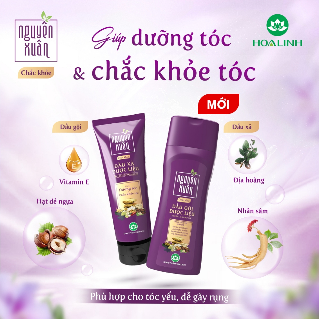 Thành phần dầu gội Nguyên Xuân chắc khỏe