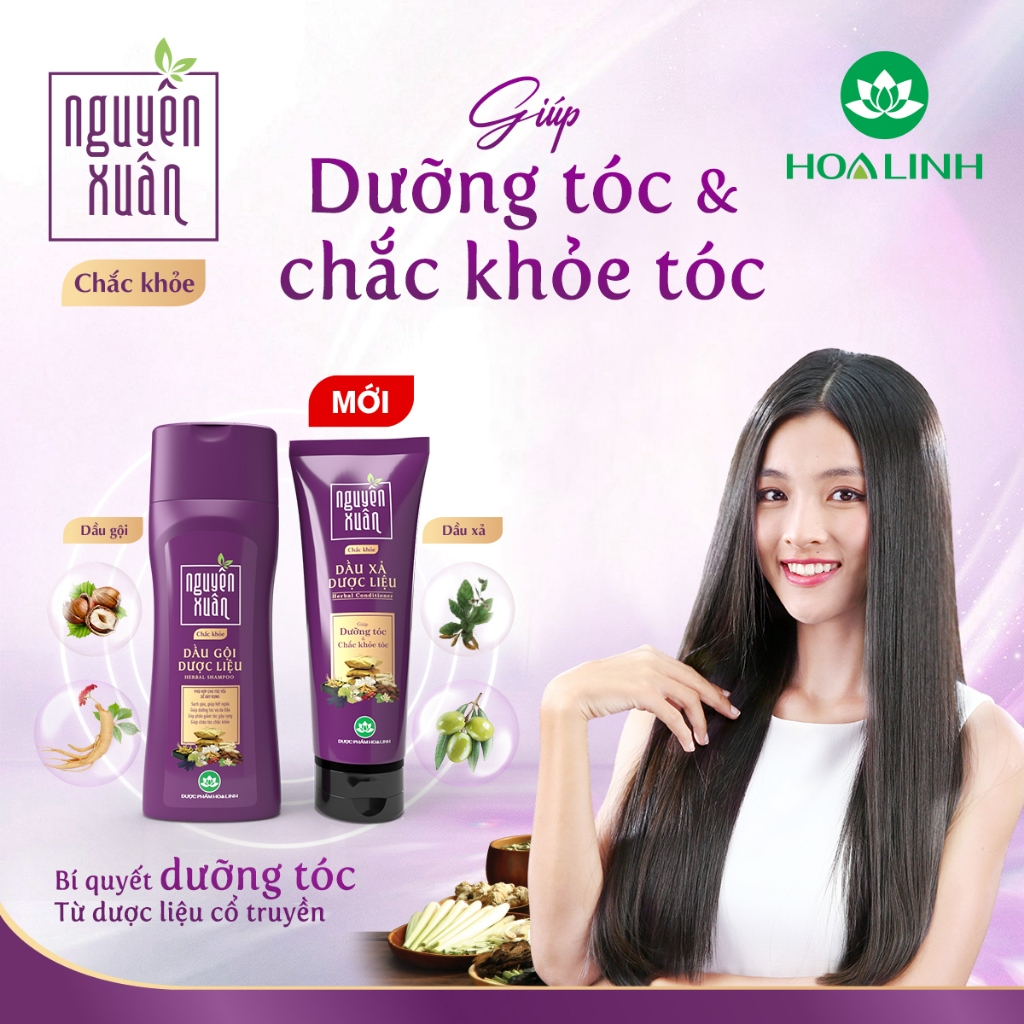 Chứng nhận dầu gội Nguyên Xuân chắc khỏe
