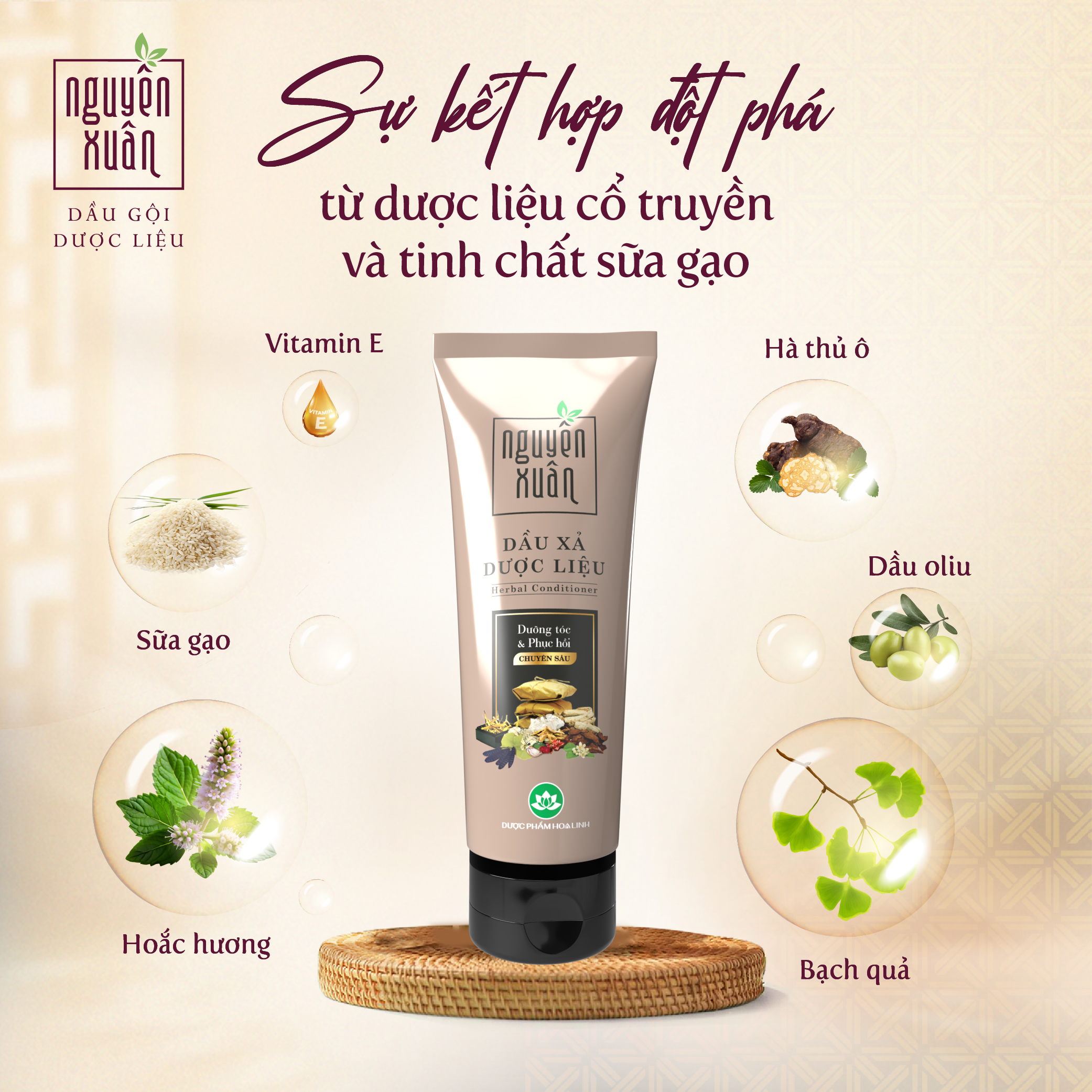 Thành phần dầu xả dược liệu Nguyên Xuân