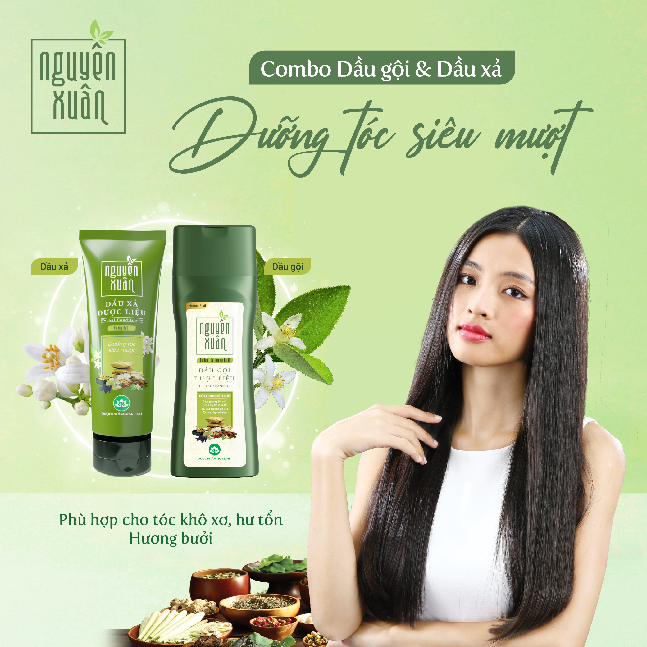Đối tượng sử dụng dầu xả Nguyên Xuân hương bưởi