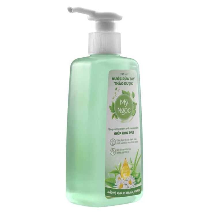 Nước rửa tay thảo dược Mỹ Ngọc 230ml
