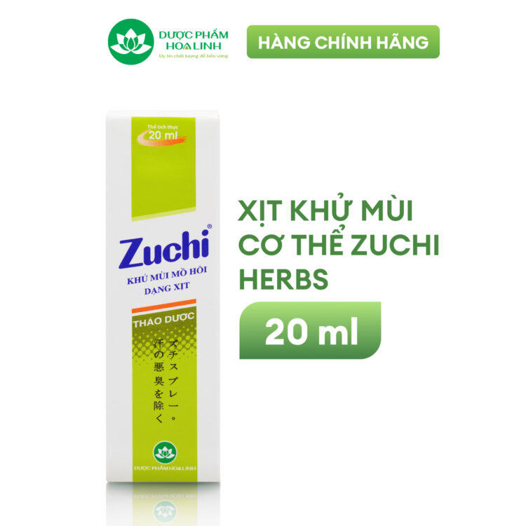Xịt Khử Mùi Cơ Thể Zuchi ( Giao ngẫu nhiên)