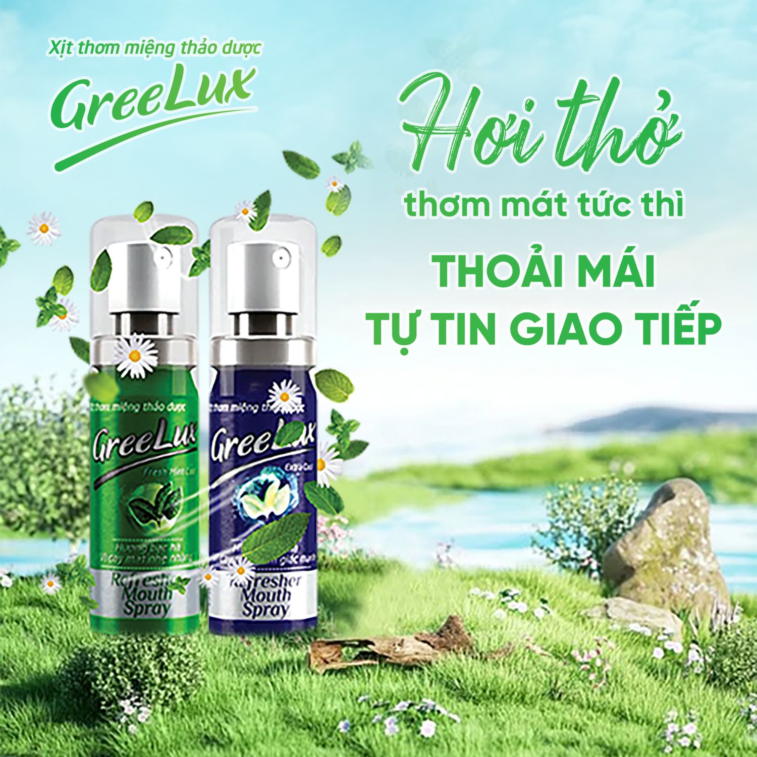 Công dụng xịt thơm miệng GreeLux