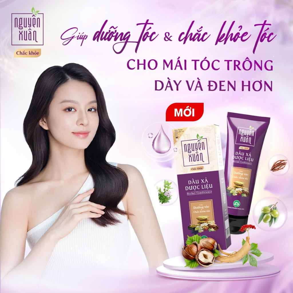 Hiệu quả dầu xả Nguyên Xuân chắc khỏe