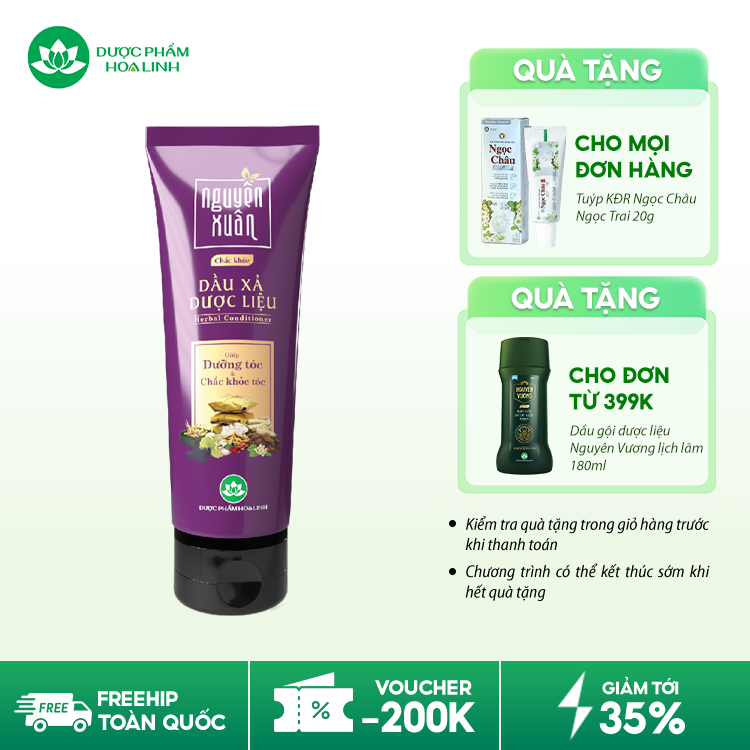 Dầu xả dược liệu Nguyên Xuân chắc khỏe