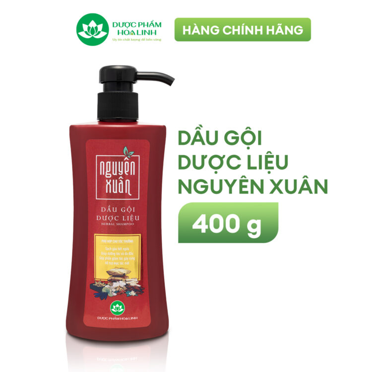 Dầu gội dược liệu Nguyên Xuân nâu đỏ