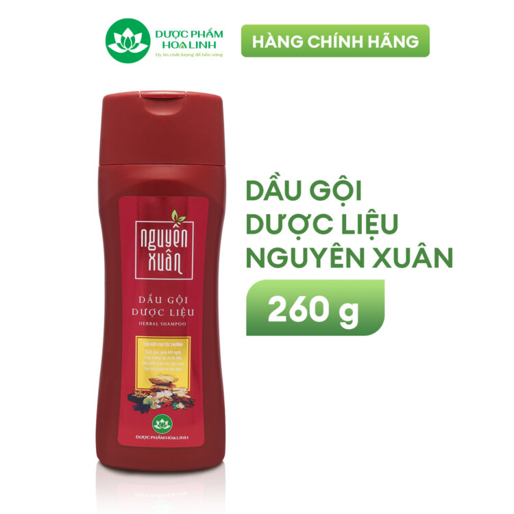 Dầu gội dược liệu Nguyên Xuân nâu đỏ