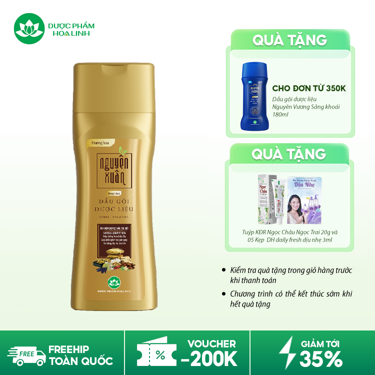 Dầu gội dược liệu Nguyên Xuân Bồng bềnh