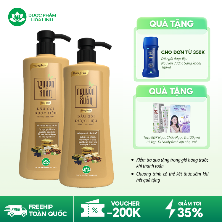 Dầu gội dược liệu Nguyên Xuân Bồng bềnh