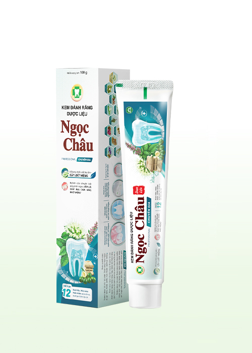 Kem đánh răng dược liệu Ngọc Châu Chuyên Gia Kem đánh răng dược liệu Ngọc Châu Chuyên Gia