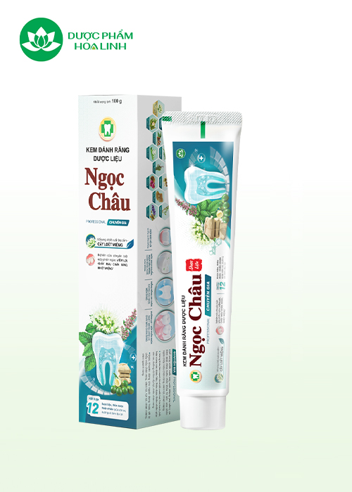 Kem đánh răng dược liệu Ngọc Châu Chuyên Gia Kem đánh răng dược liệu Ngọc Châu Chuyên Gia