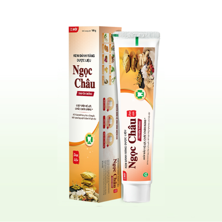 Kem đánh răng dược liệu Ngọc Châu truyền thống Kem đánh răng dược liệu Ngọc Châu truyền thống