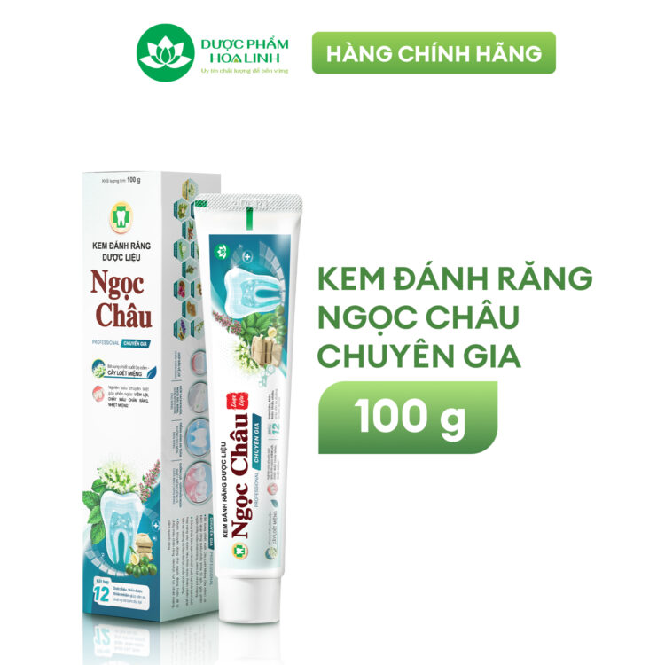 Kem đánh răng dược liệu Ngọc Châu Chuyên Gia