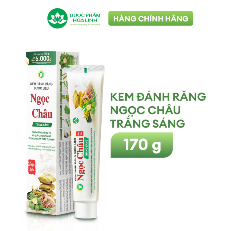 Kem đánh răng ngọc châu trắng sáng 170 g