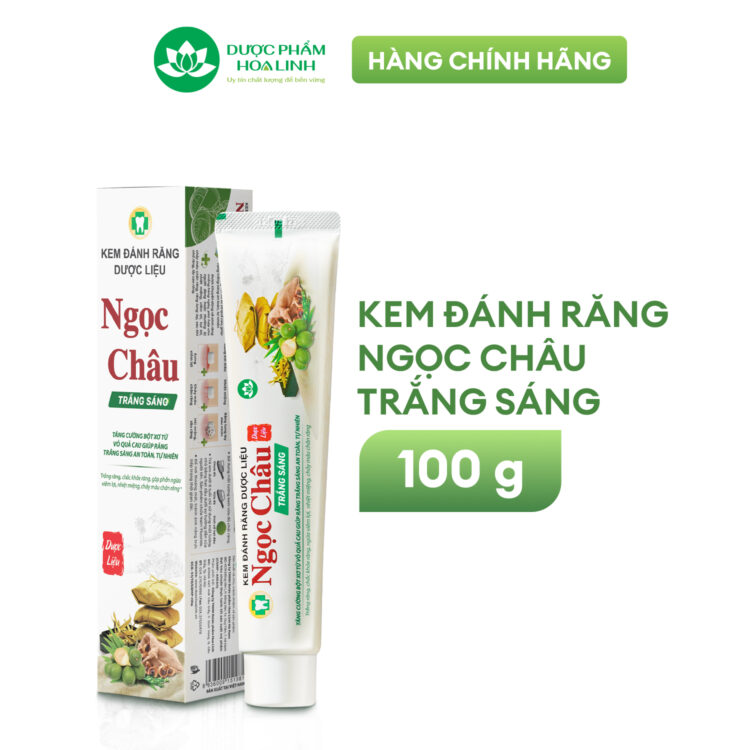 Kem Đánh Răng Dược Liệu Ngọc Châu Trắng Sáng