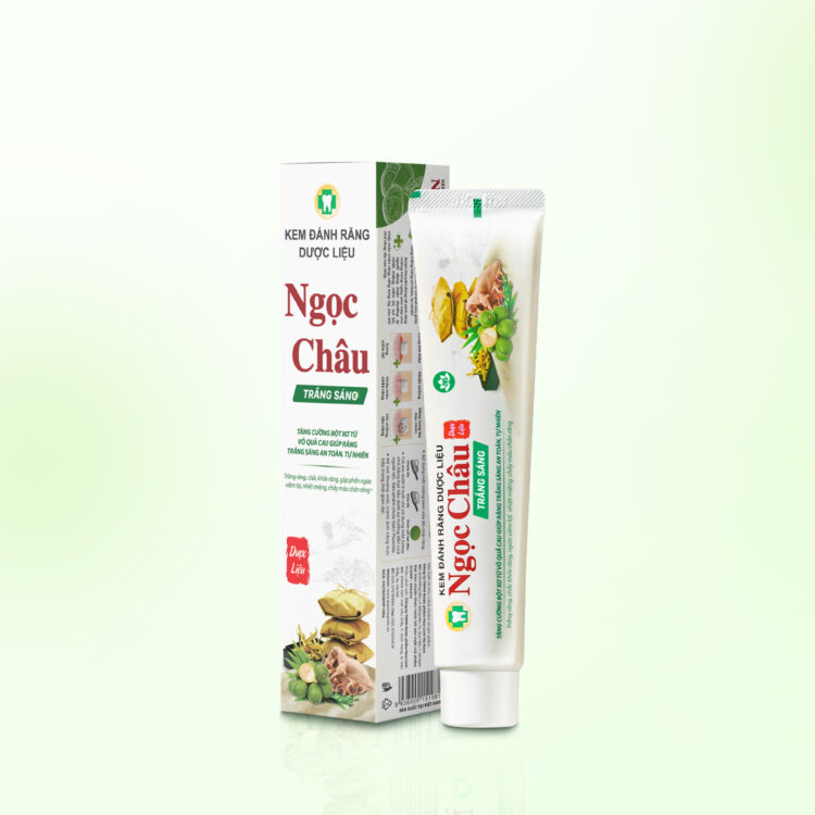 Kem Đánh Răng Dược Liệu Ngọc Châu Trắng Sáng