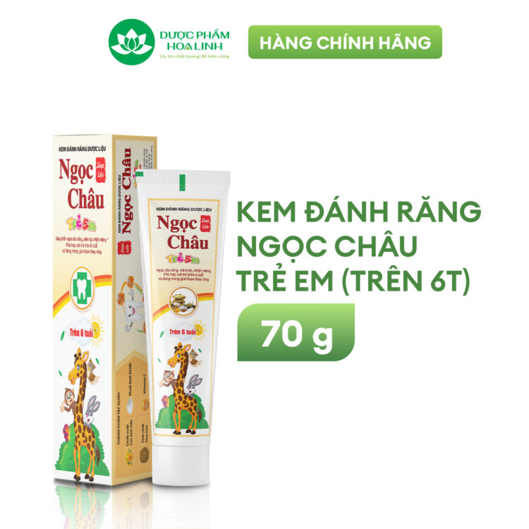 Kem đánh răng ngọc châu trẻ em trên 6 tuổi