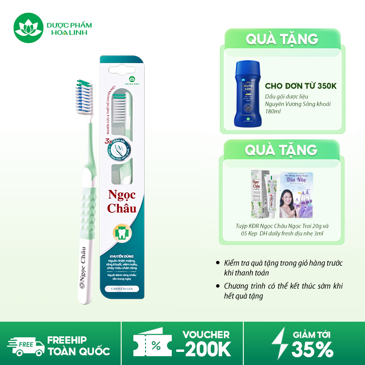 Bàn chải đánh răng Ngọc Châu
