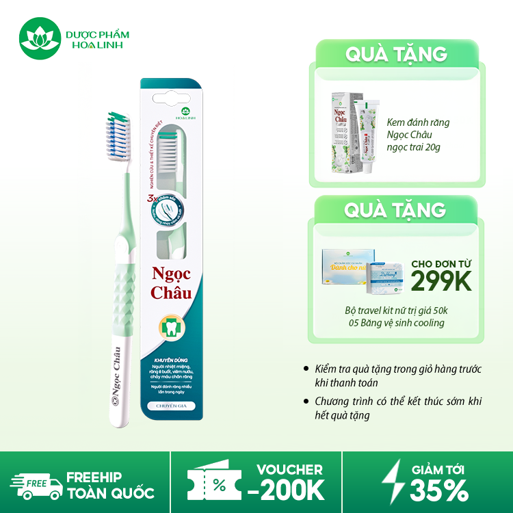 Bàn chải đánh răng Ngọc Châu