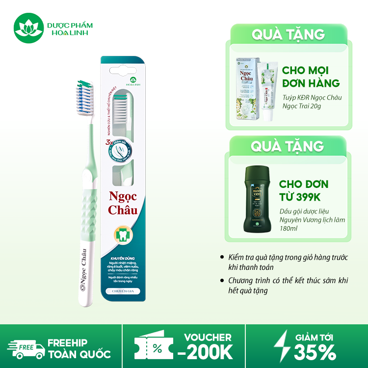 Bàn chải đánh răng Ngọc Châu