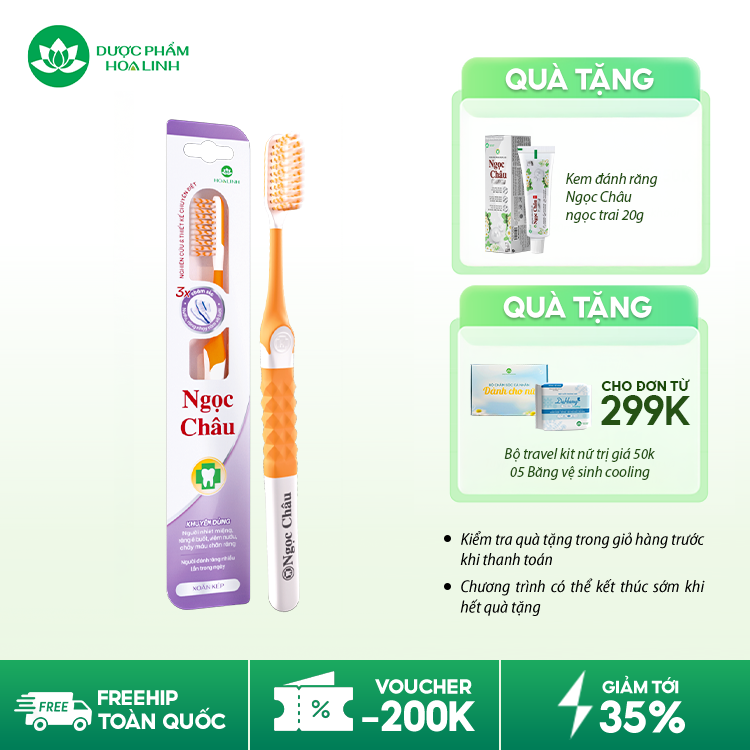 Bàn chải đánh răng Ngọc Châu