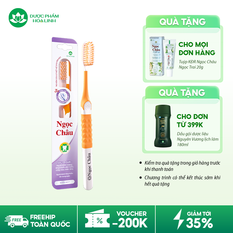 Bàn chải đánh răng Ngọc Châu