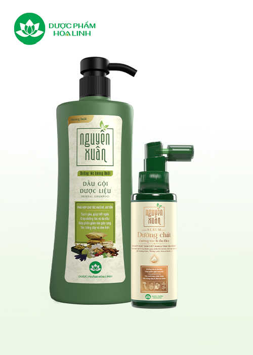Combo dầu gội dưỡng tóc hương bưởi & serum/xả Nguyên Xuân Combo dầu gội dưỡng tóc hương bưởi & serum/xả Nguyên Xuân