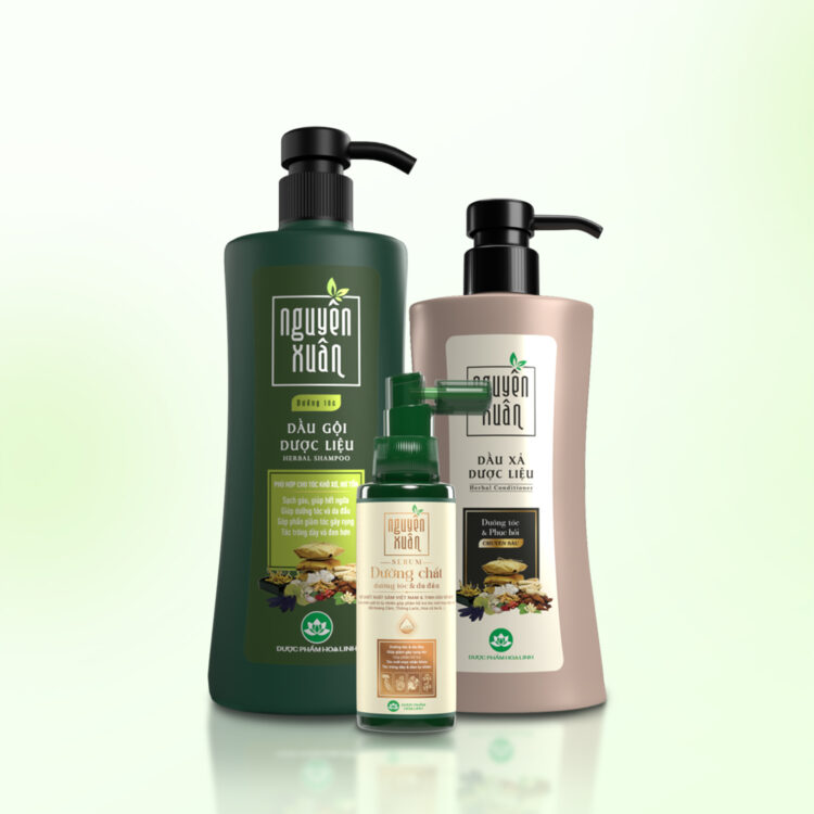 Combo dầu gội dưỡng tóc & serum/xả Nguyên Xuân Combo dầu gội dưỡng tóc & serum/xả Nguyên Xuân