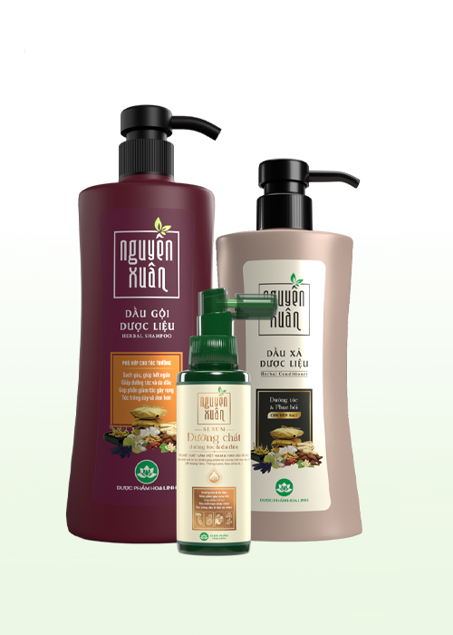 Combo dầu gội nâu & serum/xả Nguyên Xuân Combo dầu gội nâu & serum/xả Nguyên Xuân