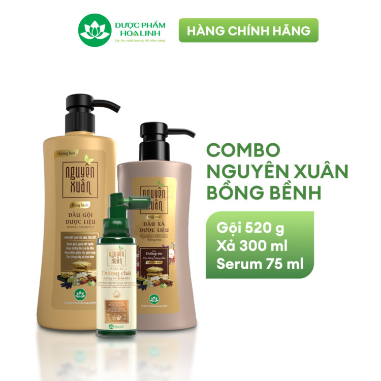 Combo dầu gội xả serum Nguyên Xuân bồng bềnh số 1