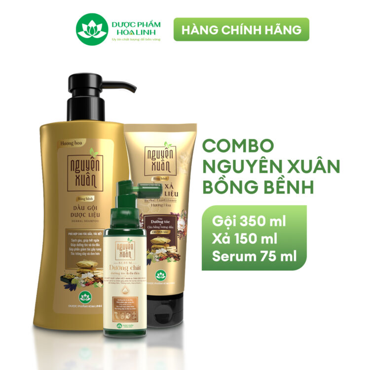 Combo Dầu gội – Xả – Serum Nguyên Xuân bồng bềnh Combo Dầu gội – Xả – Serum Nguyên Xuân bồng bềnh