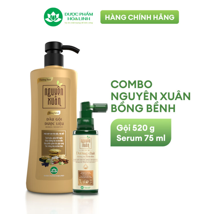 Combo Dầu gội – Xả – Serum Nguyên Xuân bồng bềnh Combo Dầu gội – Xả – Serum Nguyên Xuân bồng bềnh